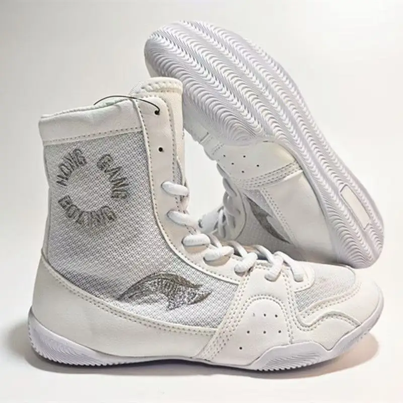 New Men's High Top Wrestling Boxing Shoes Neutral Walking Sneakers Casual Sneakers Fighting Training Wrestling Shoes