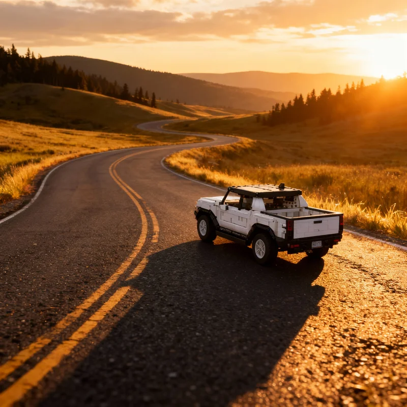 

1184pcs MOC Technical GMC Hummer EV Model Building Blocks Architecture Toys Christmas Gifts Creative Idea Education Brick Kids