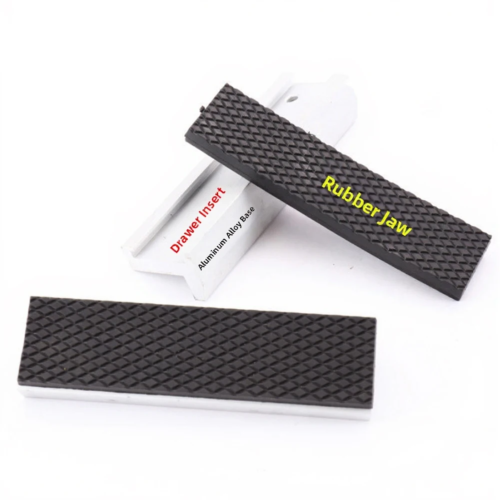 75mm Replacement Jaws for Vise with Soft Facing and Magnetic Mounting for Precision Tasks and Small Scale Projects