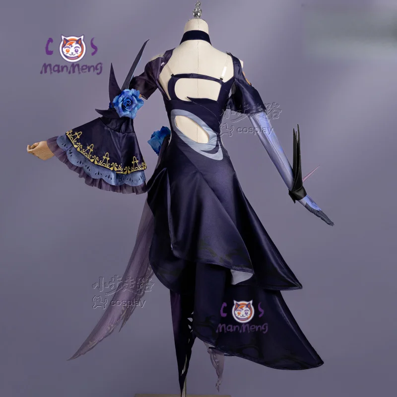 

Игра Honkai Impact 3, Рита Россweisse, карнавальный костюм Lost Maze, женское сексуальное платье, парики, реквизит, аксессуары, униформа для вечеринки на Хэллоуин