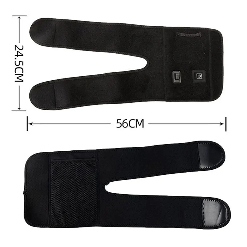 

Электрический массажер для ног при артрите, облегчение боли, восстановление после травм, инфракрасная терапия, нагревательный наколенник, инструменты для массажа локтей и плеч