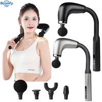 Massage Gun Electric Fascia Gun Protable Body Massager 9 Levels Intensity Gears For Shoulder Neck Back Leg Muscle Relaxation