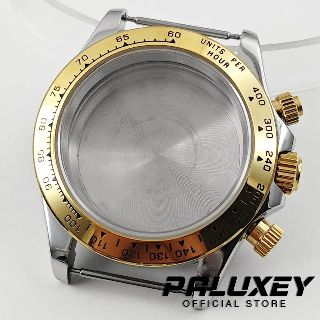 Daytona 40mm VK63 Sapphire Glass Watch Case Ceramic Bezel Men's Watch Accessories Suitable for VK63 VK63A VK64 Quartz Movement image 3