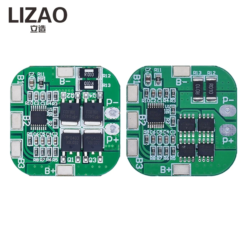 4S 14.8V/16.8V 18650 Lithium Battery Protection Board Charge Current 1-6A Max Instant 20A Discharge  For DIY