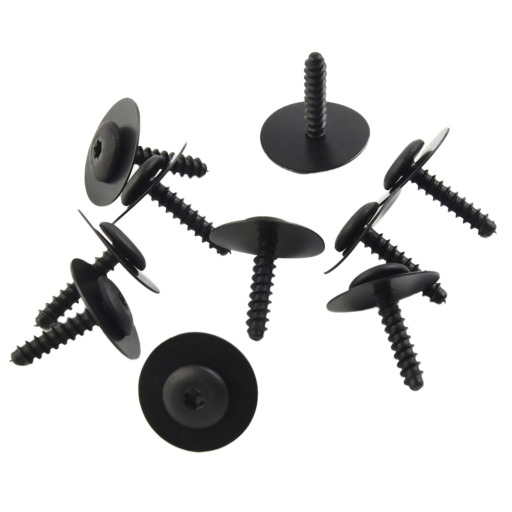 Replacement Fastener Set: 10 Metal Pan Head Screws for Chevrolet OE Number 11570637 Also Fits Select Vehicle Applications