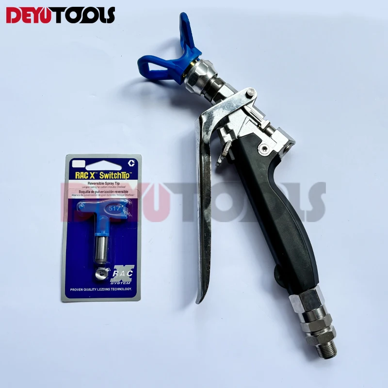 인라인 헤비 듀티 텍스처 건, 스프레이 장비, 선형 텍스처 건, 연결 3/8 , 523 팁 벽 퍼티 에어리스 건