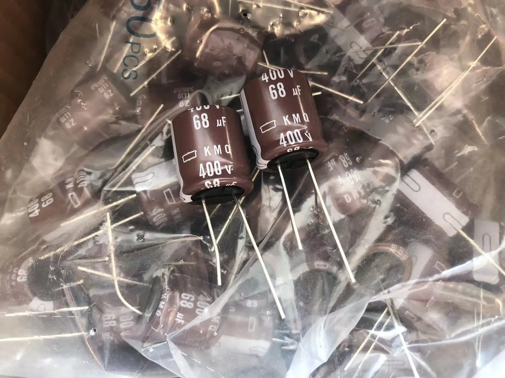 مكثف Snap-in أصلي ، سلسلة NIPPON cc KMQ ، 68 ، من من من من نوع pour ، 18x20 ، جديد ، 10