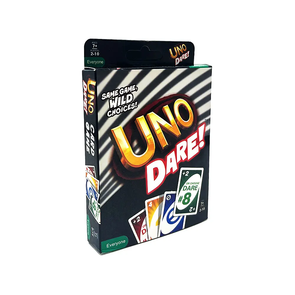 UNO FLIP! Games Family Funny Entertainment Board Game Fun Playing Cards Kids Toys Gift Box uno Card Game Children birthday gifts