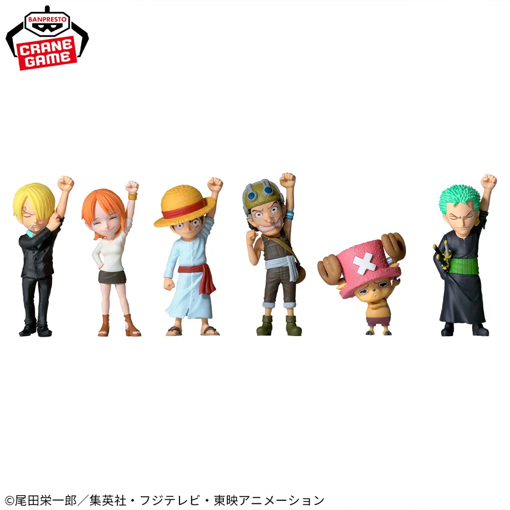 In Stock Original BANPRESTO WCF One Piece Nefertari Vivi Luffy Sanji Nami Roronoa Zoro Figure Anime Model Genuine Boxed Toy