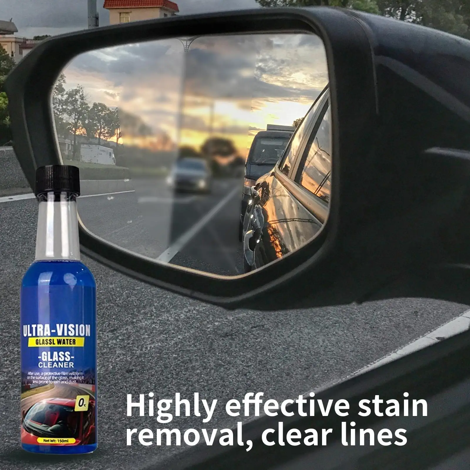 Oil Film Cleaner Car Windshield Cleaner Oil Film Remover Detailing Supplies Cleaning Tools Fluid for Window Truck SUV RV Sedan