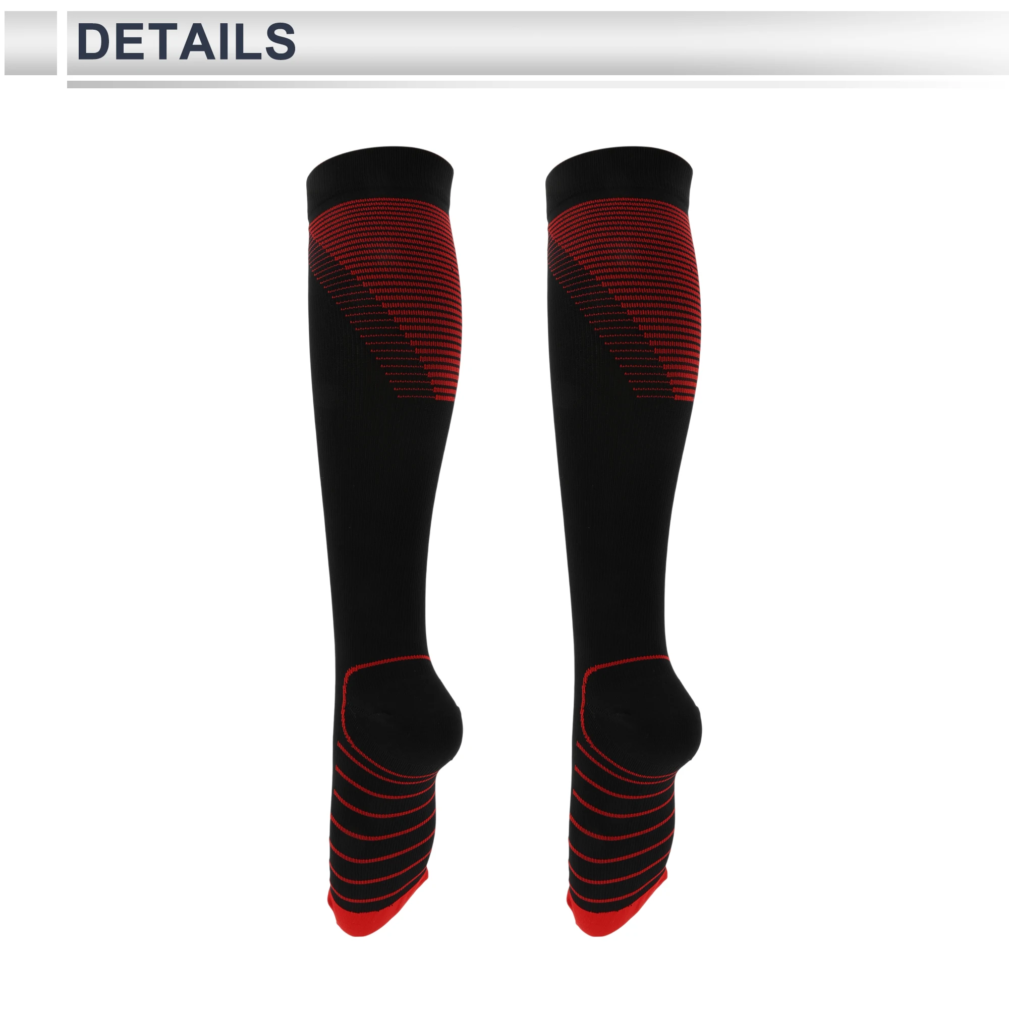 X Autohaux الدراجات الجوارب تنفس العرق ماصة دراجة خارجية الجوارب أحمر أسود حجم S-M 1 زوج شيفرون المشارب