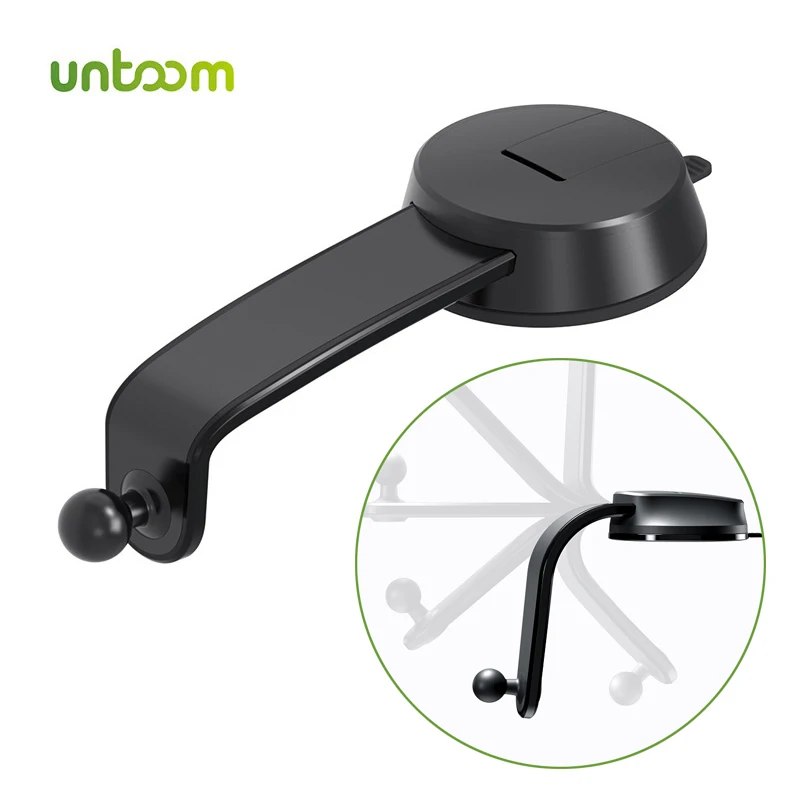 

Untoom 17mm Ball Head Base Car Mobile Phone Navigation Holder Car Dashboard Windshield Suction Cup Cellphone Mount Accessories