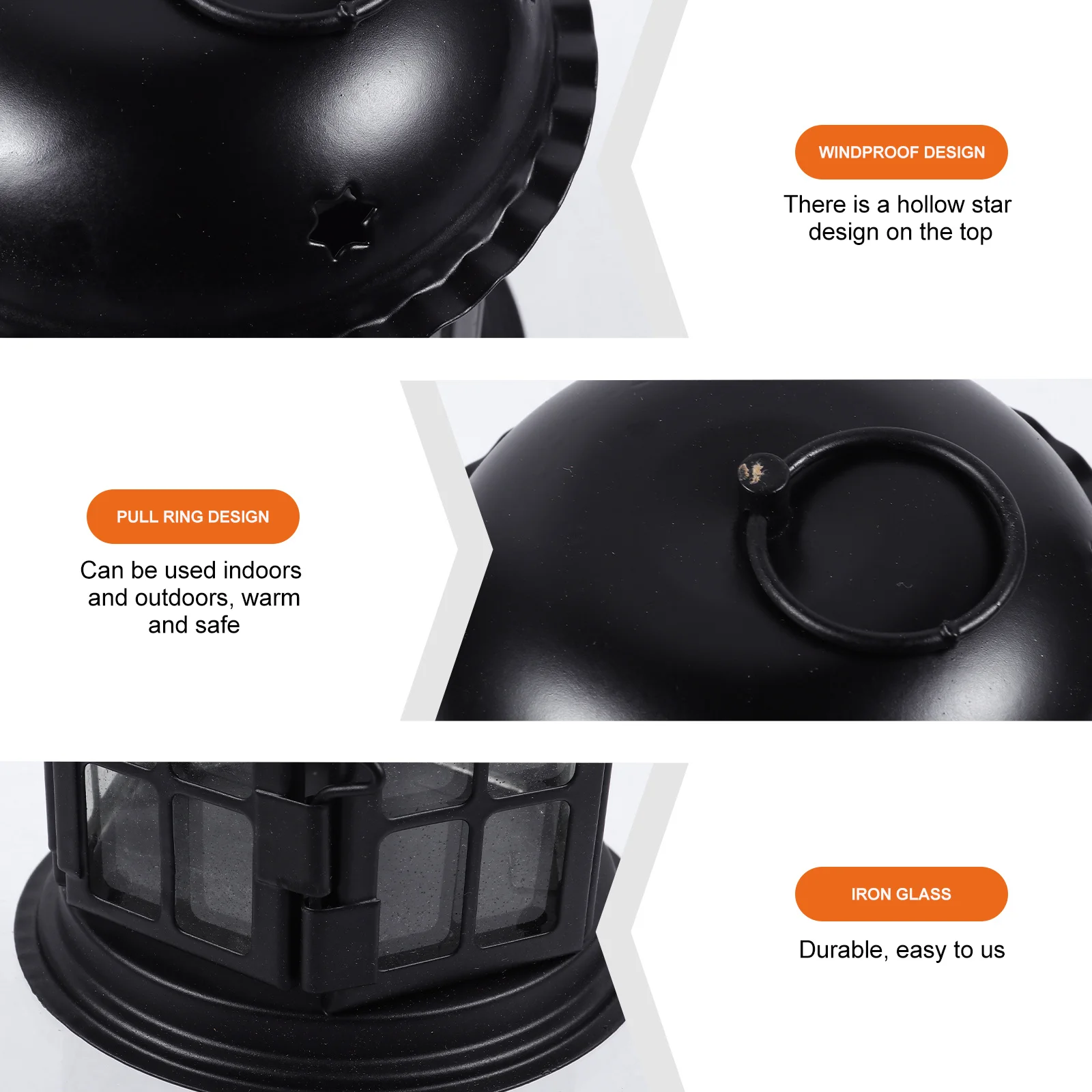 

1Pcs Castle Shape Iron Holder Premium Glass European Style Tea Light Holder Desktop Ornament Castle Shape Candlestick