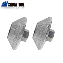 SHDIATOOL 2pcs Diamond Vacuum Brazed Profile Grinding Wheel  Carving Sanding Disc Abrasive Tile Concrete Marble Ceramic Stone