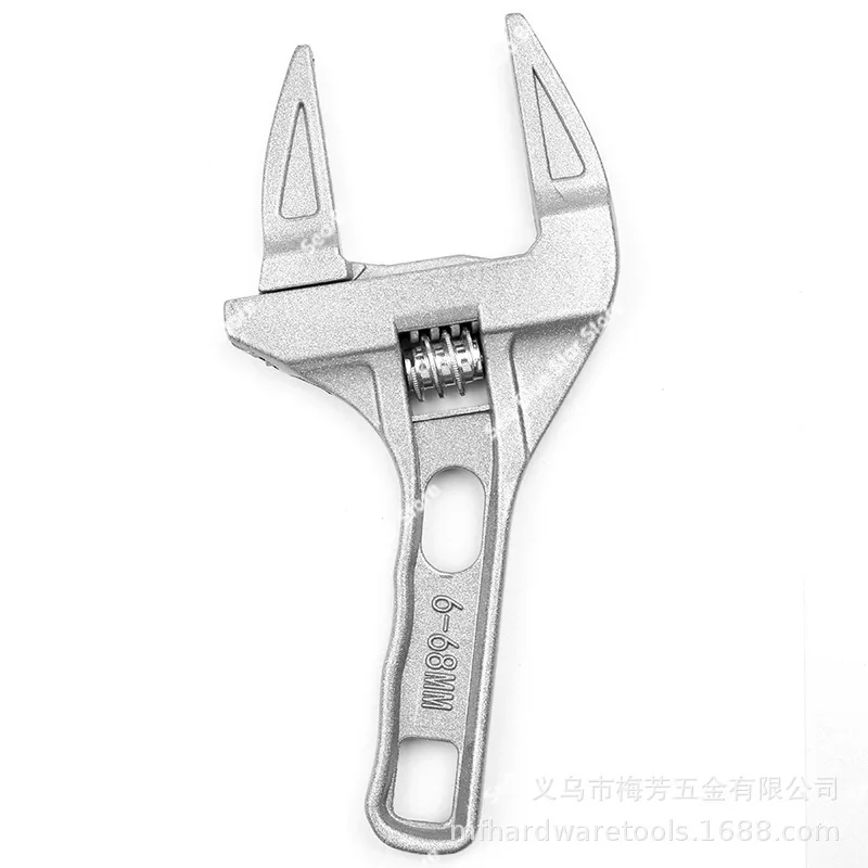 Large opening sewer pipe water heater live wrench 6-68MM aluminum alloy bathroom wrench short handle