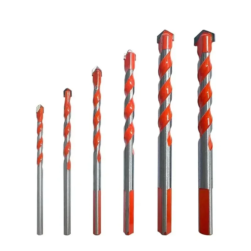 

BIESUO 7pc Orange Hard Alloy Overlord Diamond 3/4/5/6/8/10/12mm Ceramic Tile Perforated Wall Drilling Tool Drill Bit Set