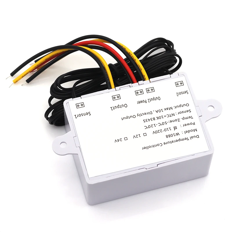 W1088 digital temperature and humidity controller egg incubator thermostat humidity controller heating and cooling controller