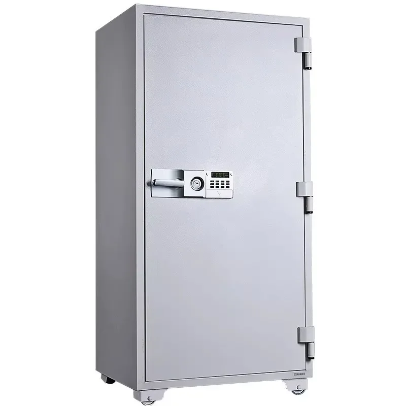 【Fashionable】Safe Box for Home with Electronic Digital Code Depository Strongbox Cash Valuables Documents Safe Deposit Box