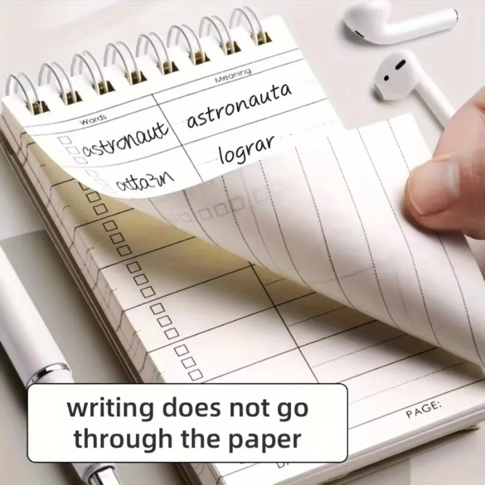 Easy Carry Pocket Vocabulary Memory Book English Language Learning Aid English Language Learning Aid Compact Vocabulary Book