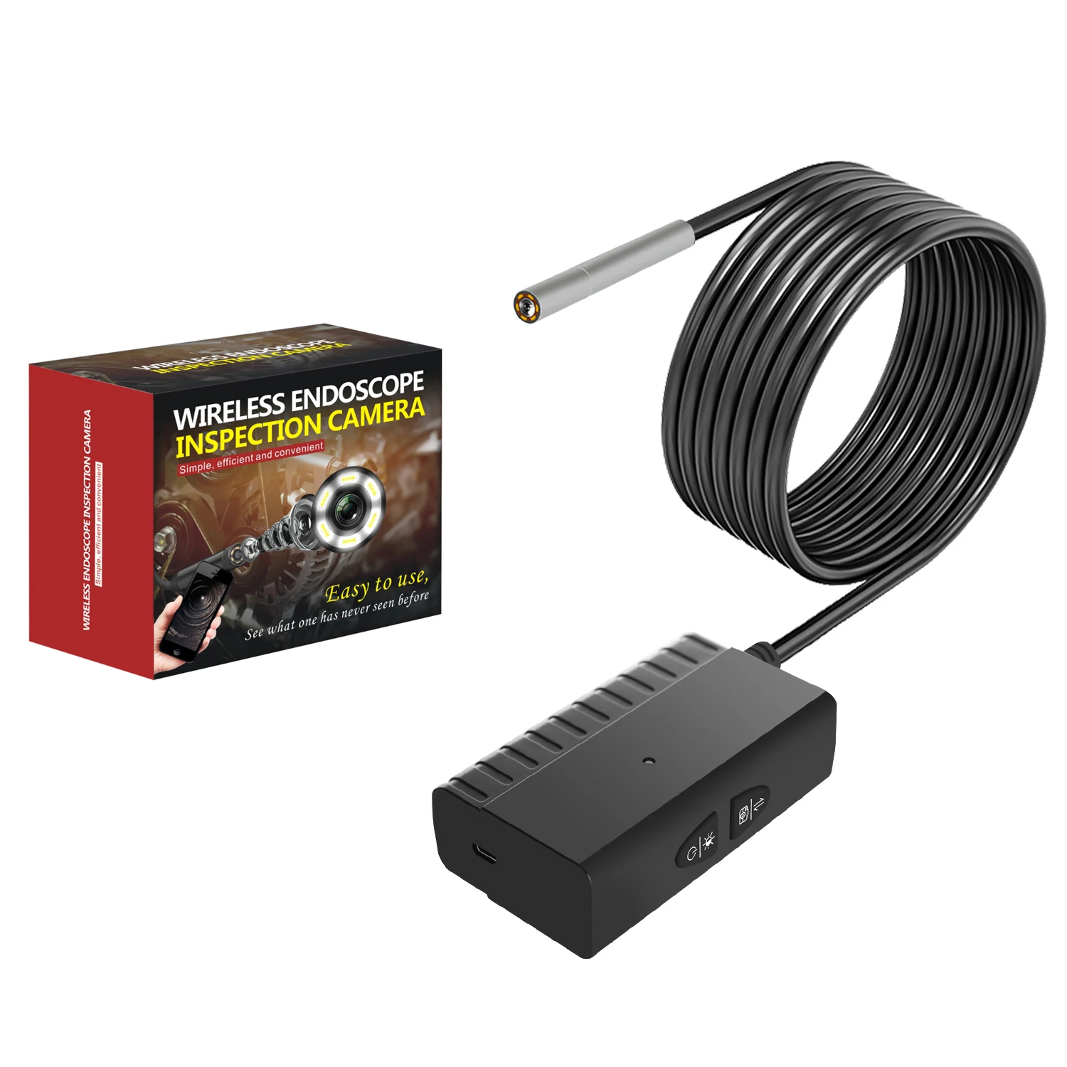 3.9 مللي متر 2MP 1080P 3X التكبير واي فاي المنظار CMOS Borescope التفتيش منظار الأذن مجهر رقمي