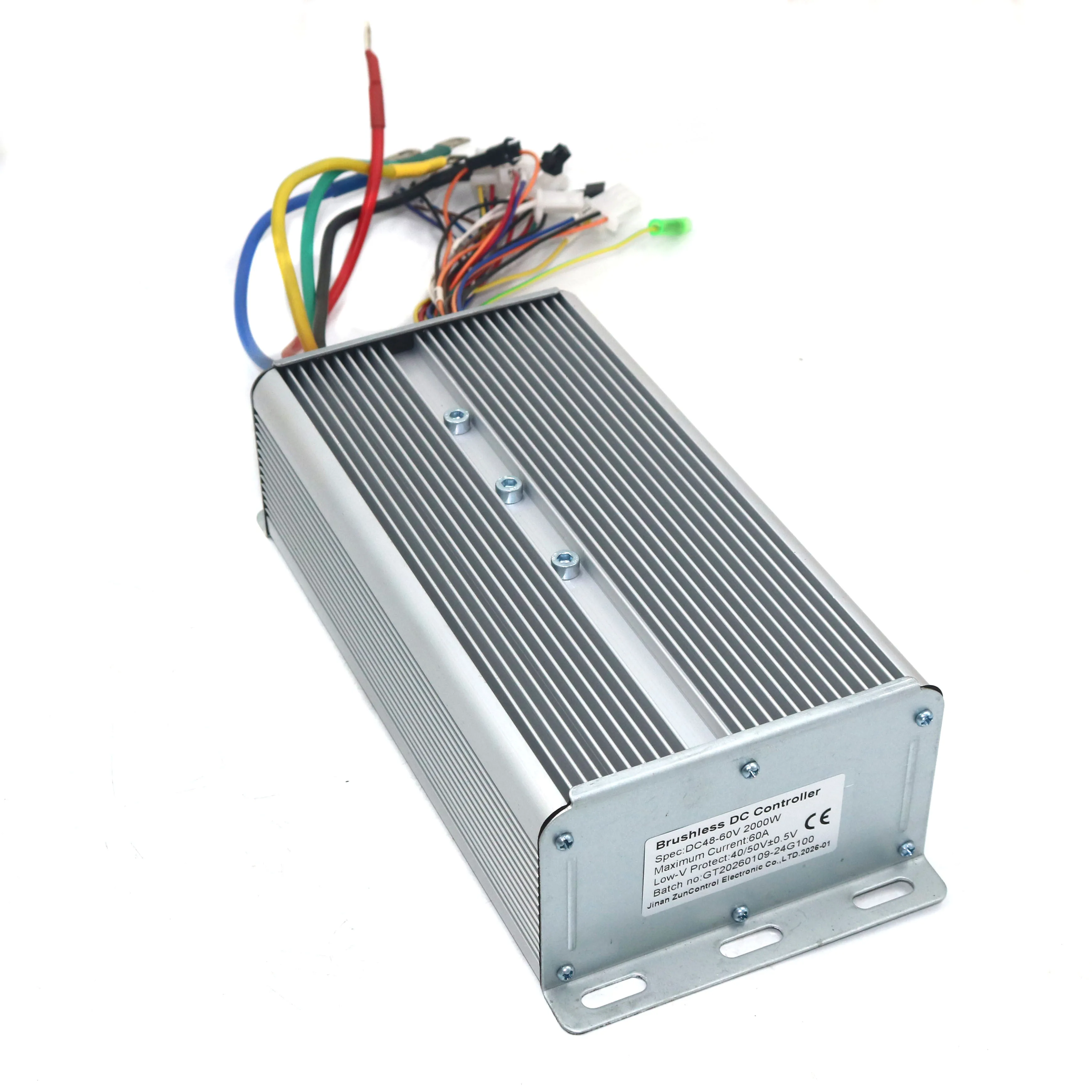 

Контроллер двигателя GREENTIME 24 MOSFET 2000W/2500W 48-72V 60Amax BLDC, бесщеточный регулятор скорости для электромобилей