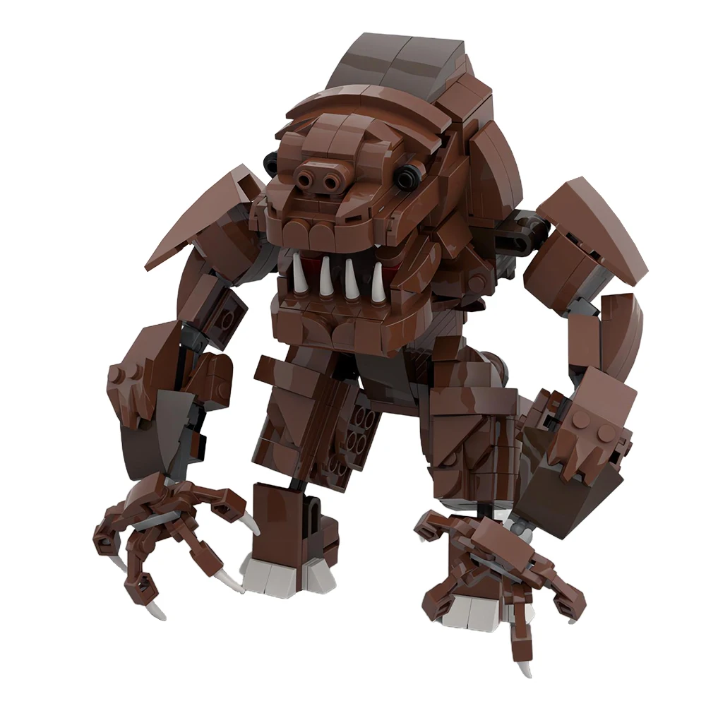 Space War Movie Rancor Model Large Semi-sentient Reptilian Carnivores Building Blocks Toys 459 Pieces for Adults Collection