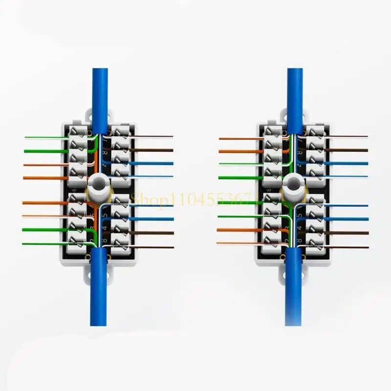 Bestseller professioneller RJ45 Junction Box Cat6 Networking Connectors Desktop -Erweiterungskabel