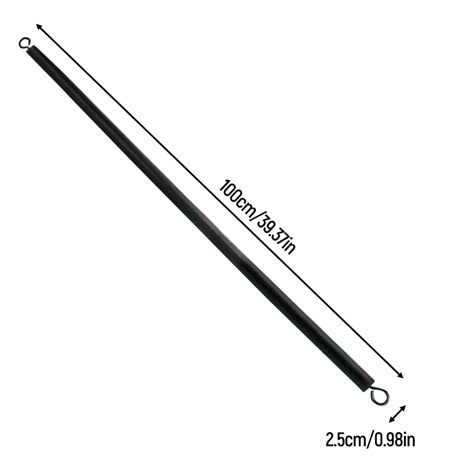 Resistance Band Bar Only 39" Attachment 3 Parts Workout Bar for Exercise for Strength Training Training Full Body Triceps Biceps