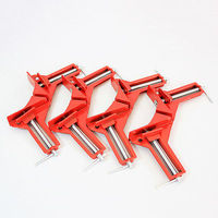 4Pcs 90 Degrees Angle Clamp Right Angle Woodworking Frame Clamp DIY Fish Tank XWJ