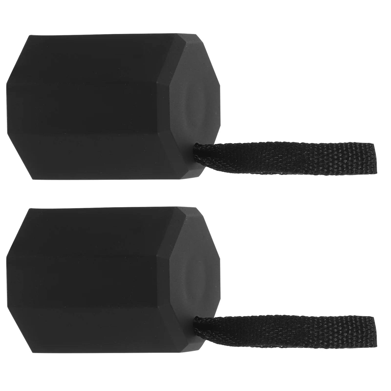 

2 Pcs Umbrella Head Accessories Repair Folding Parts Handle Rest 2pcs (18-19mm Frosted Half-wear) Plastic Replacement