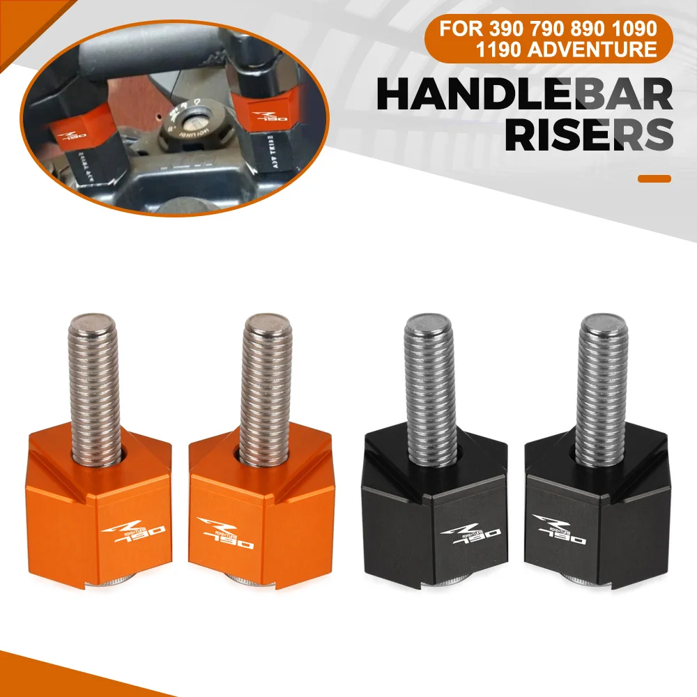 

Motorcycle Handlebar Riser For KTM 790 890 ADVENTURE R S 2018 2019-2023 2022 2021 2020 Handle Bar Risers Mount Riser Clamp Back