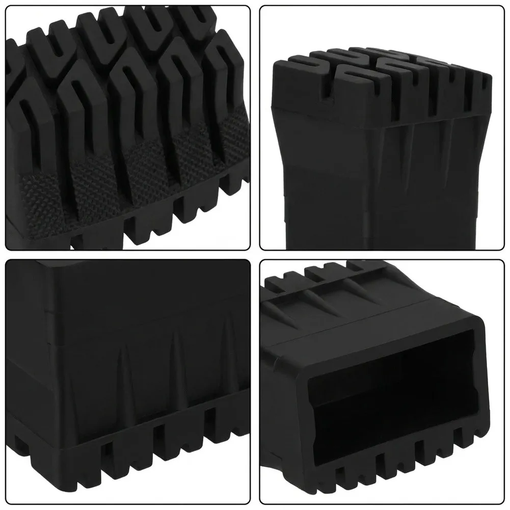 4Pcs Anti-Slip Rubber Ladder Feet 25x60mm Step Ladder Foot Cover Wear Resistant Floor Protector Repair Pads For Home Step Ladder