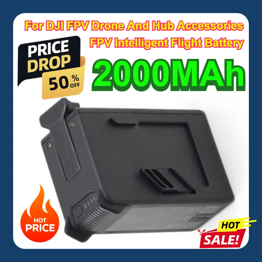 

For DJI FPV Drone And Hub Accessories FPV Intelligent Flight Battery 2000 MAh Up To 20 Minutes Light Time 295 G