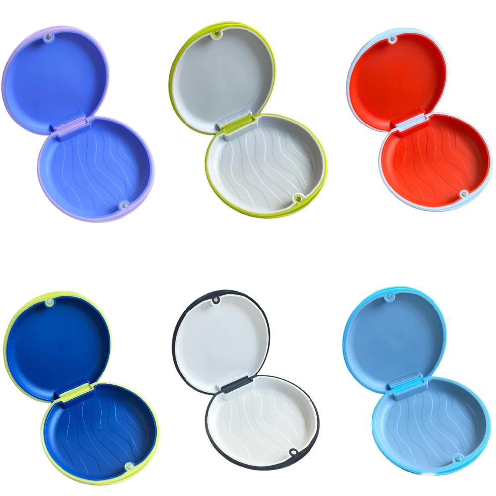 

Dental Retainer Case Fake Teeth Box Orthodontic Denture Storage Box Mouth Guard Braces Aligner Case Oral Care Tool Organizer Hot