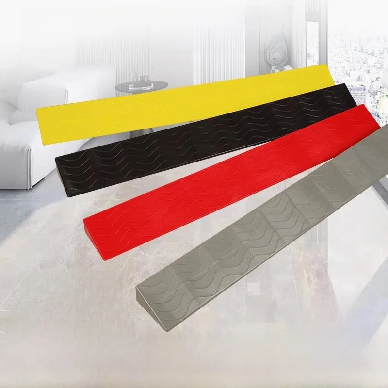 Environmental Rubber Teold Transition Strip Anti-slip Bedroom Batoom Entrance Mat Low to High Auxiliary Door Mat