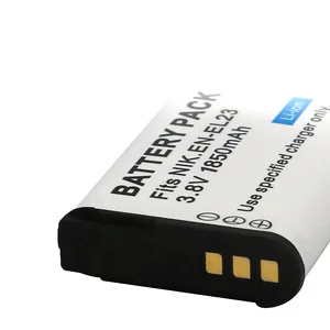 Kamera için pil paketi Nikon Coolpix, EN-EL23 EN EL23, P900, P900s, P610, P610s, P600, B700, S810c, 1850 mAh Pildeki en iyi 10 satış, el feneri x900-no. 3