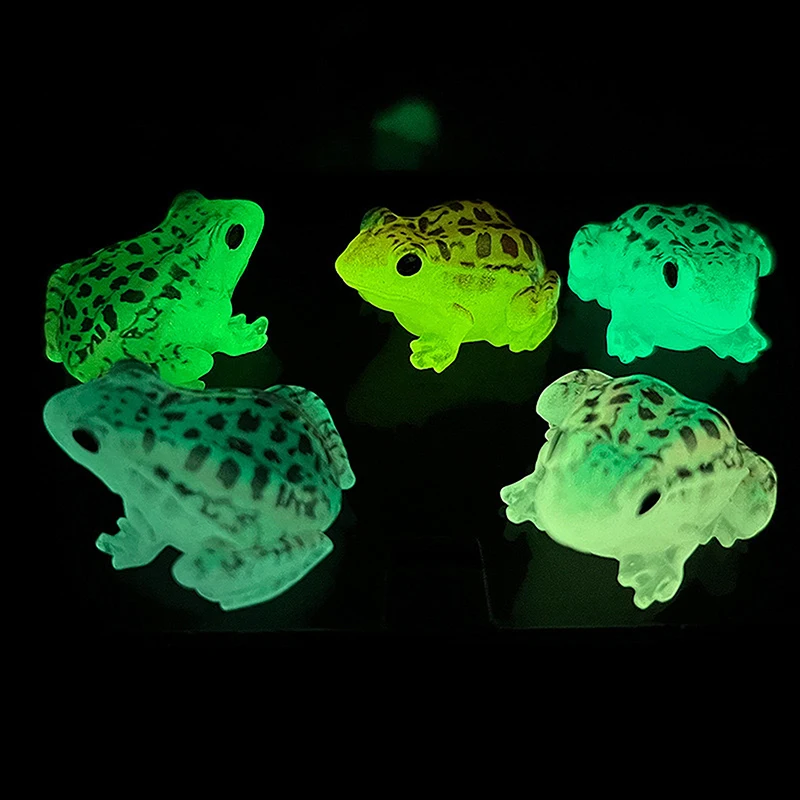 Luminous Toad Small Frog Model Decoration Micro Landscape Doll House Decoration Desktop Decoration