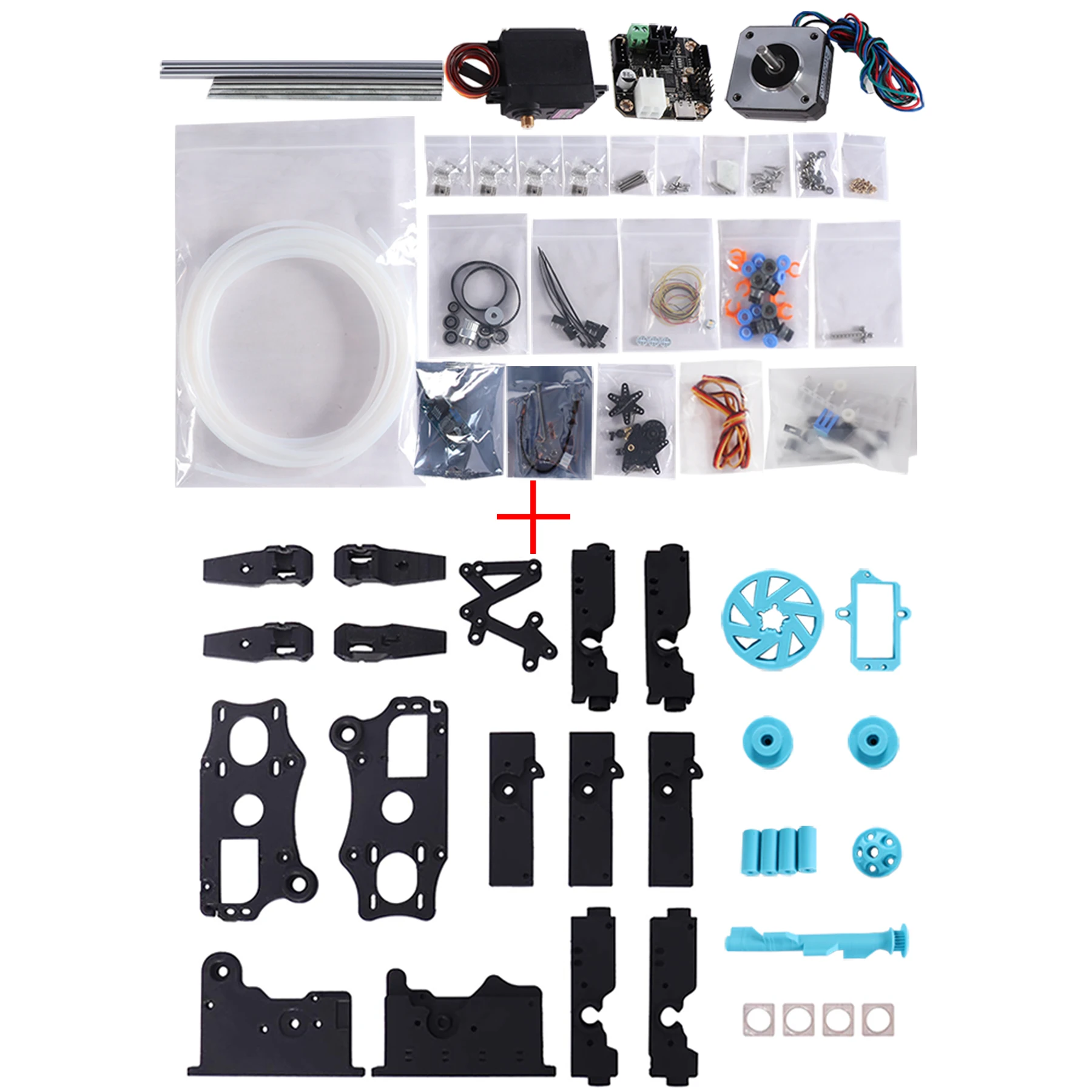 

Blurolls Low Rider MMU для 3d-принтеров Klipper Компактная доступная модернизация печати на нескольких материалов Простая настройка Voron с открытым исходным кодом