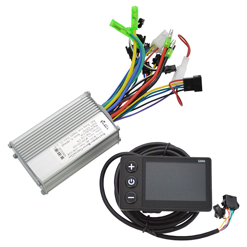 36V/48V 350W Electric Brushless Controller Set LCD Colorful Screen Instrument Smart Display Brushless Motor Scooter Controller