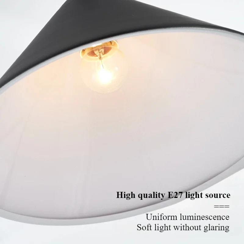 SANDYHA Nordic Ferro Forjado Lâmpada de Parede LED Luminária para Sala de estar e Quarto Elegante Decoração de Restaurante Lâmpada E27