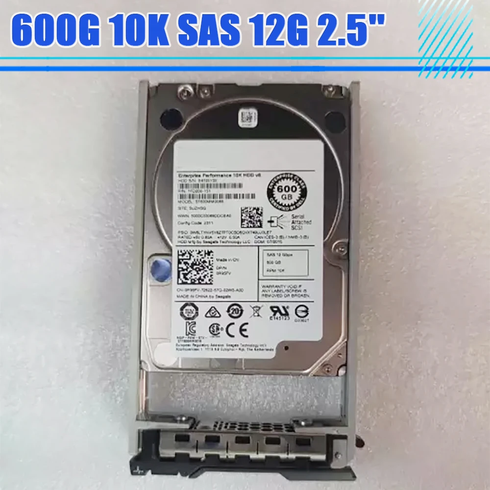 

0R95FV HDD 600G 10K SAS 12G 2.5'' ST600MM0088 Hard Drive For DELL