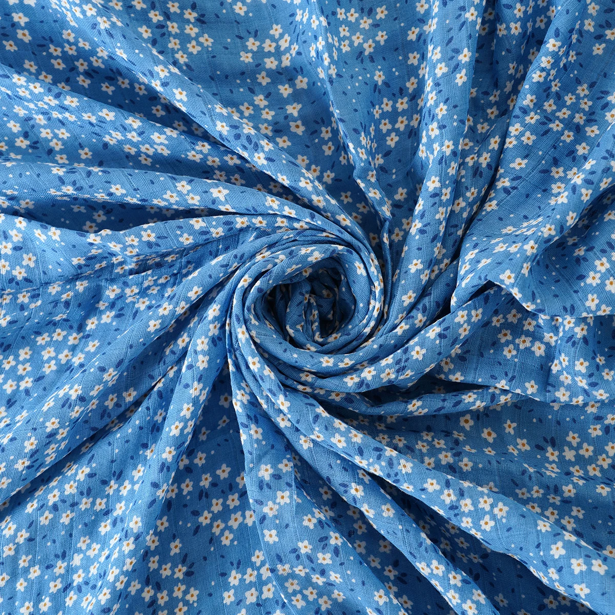 Elinfant 2 قطعة بطانيات قماط من الموسلين، لفافة قماط لحديثي الولادة، منشفة استحمام للأطفال مصنوعة من القطن بنسبة 100% #5