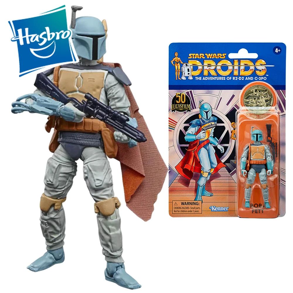 

In-Stock Hasbro Star Wars Droids THE ADVENTURES OF R2-D2 AND C-3PO Kenner Anime Figure Action Figure Collection Model Toys Boys