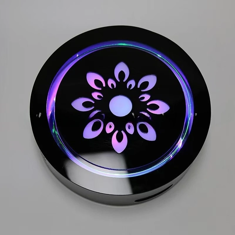 Popular hookah accessories cool base, Arab hookah laser light, luminous base, ambient light