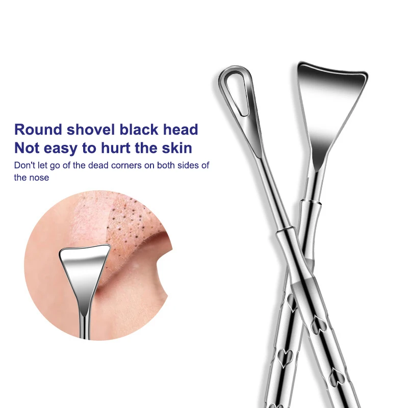 Comedondrukker Puistje Popper Tool Acne Naald Verwijderen Behandeling Whitehead Popping Zit Neus Gezicht Smet Extractor Cleanser