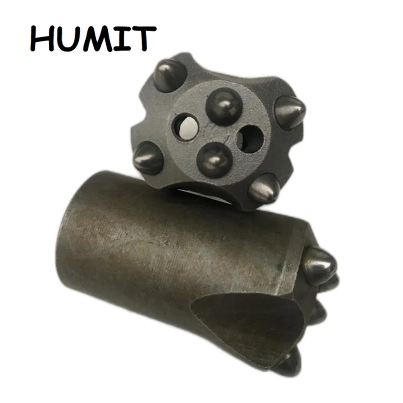Imagem -05 - Ferramentas de Perfuração de Hard Rock Botão Esférico Cônico Broca na Construção de Túneis de Pedra de Pedreira 28100 mm 10 Pcs