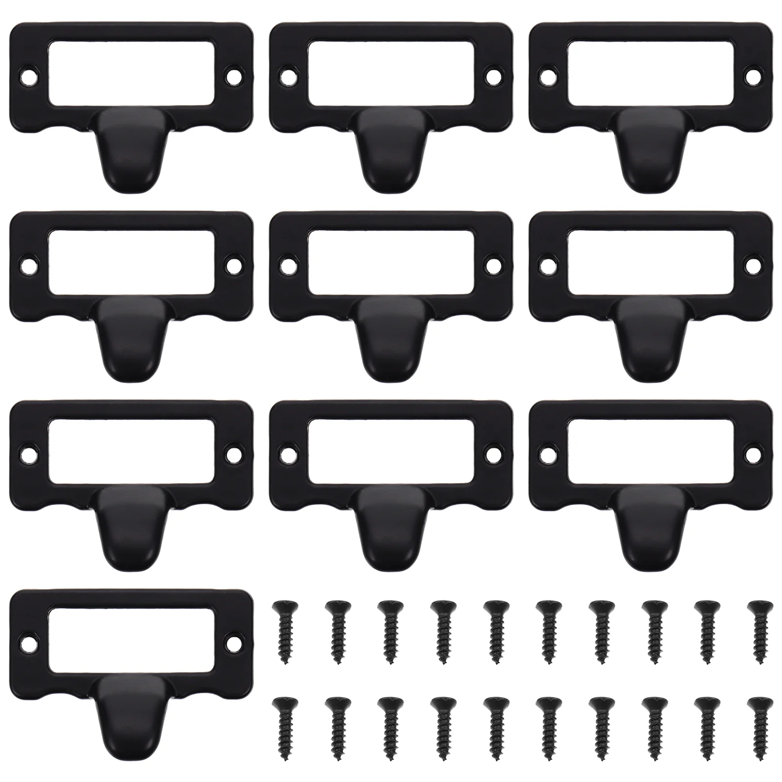 10-delig handvat retro gevoel kastframe meubellabel box dressoir pull zinklegering voor kaartenhouder