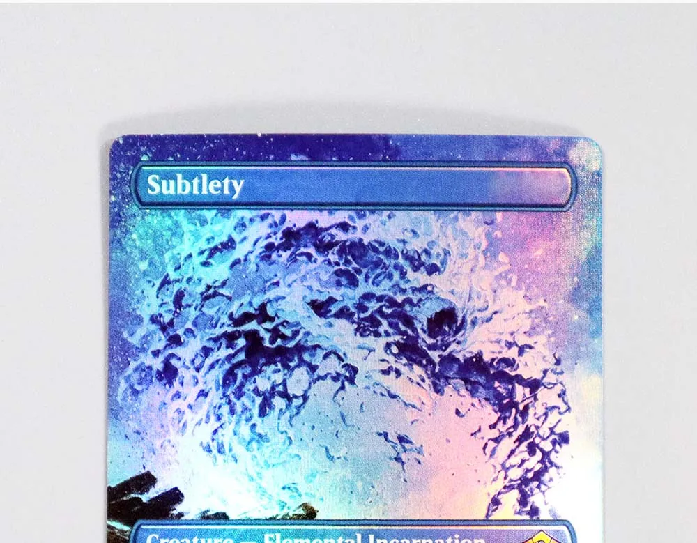 Subtlety Foil/Holo TCG Magical Proxy Black Top Quality Proxy Playing Cards Gathering Board Game Deck Trading Cards