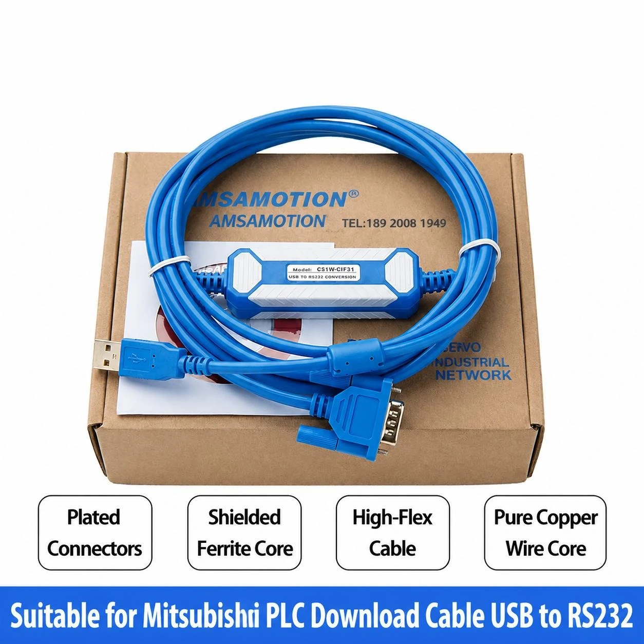 Kabel USB do RS232 Serial 9 Pi – Usb Data Cable recenzja i cena