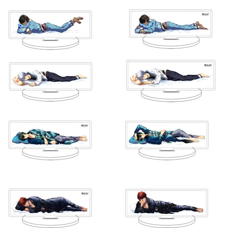 أنيمي أفعى لي! لوحة نموذج حامل أكريليك لوسيفر مامون-ليفياثان الشيطان اسموديوس بعلزبوب بلفيغور لعبة شخصية النوم #2